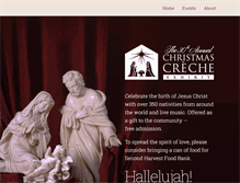 Tablet Screenshot of christmascreche.org